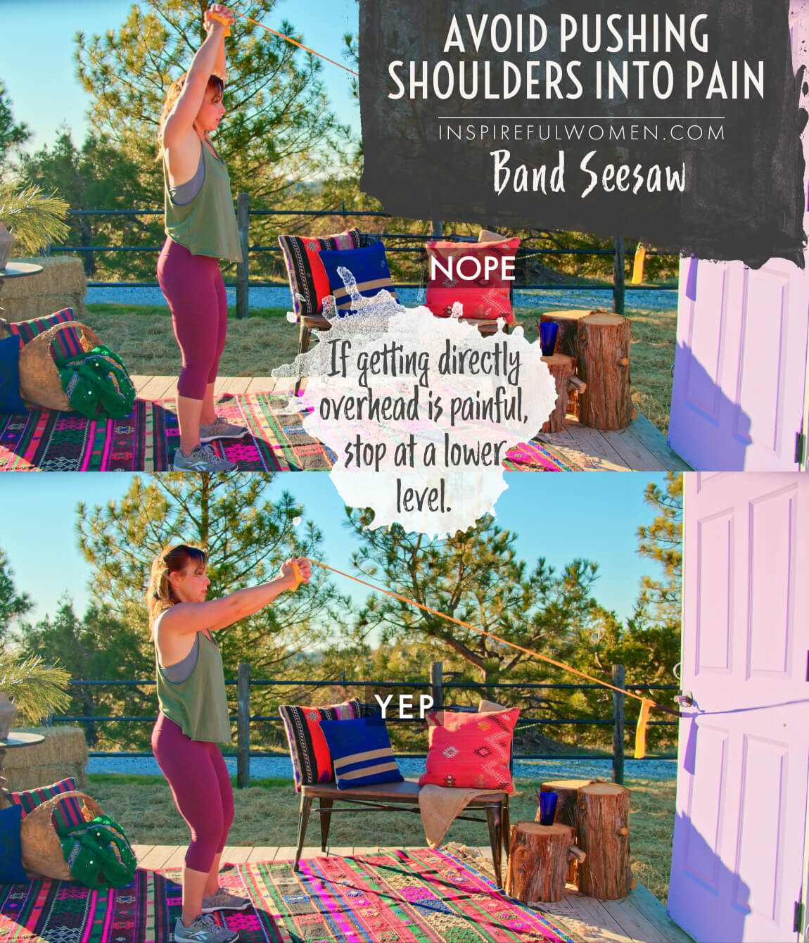 avoid-pushing-shoulders-into-pain-band-seesaw-neutral-spine-core-exercise-common-mistakes