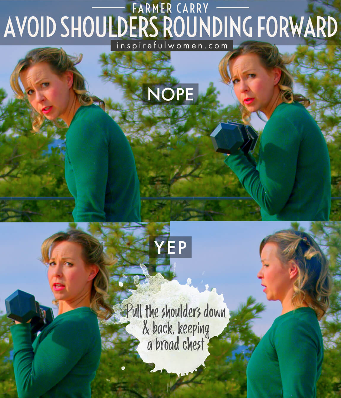 avoid-shoulders-rounding-forward-farmer-carry-dumbbell-total-body-core-exercise-proper-form