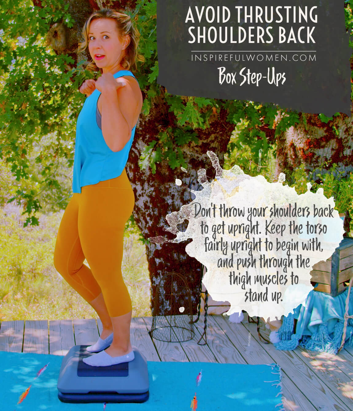 avoid-thrusting-shoulders-back-step-ups-box-step-common-mistakes