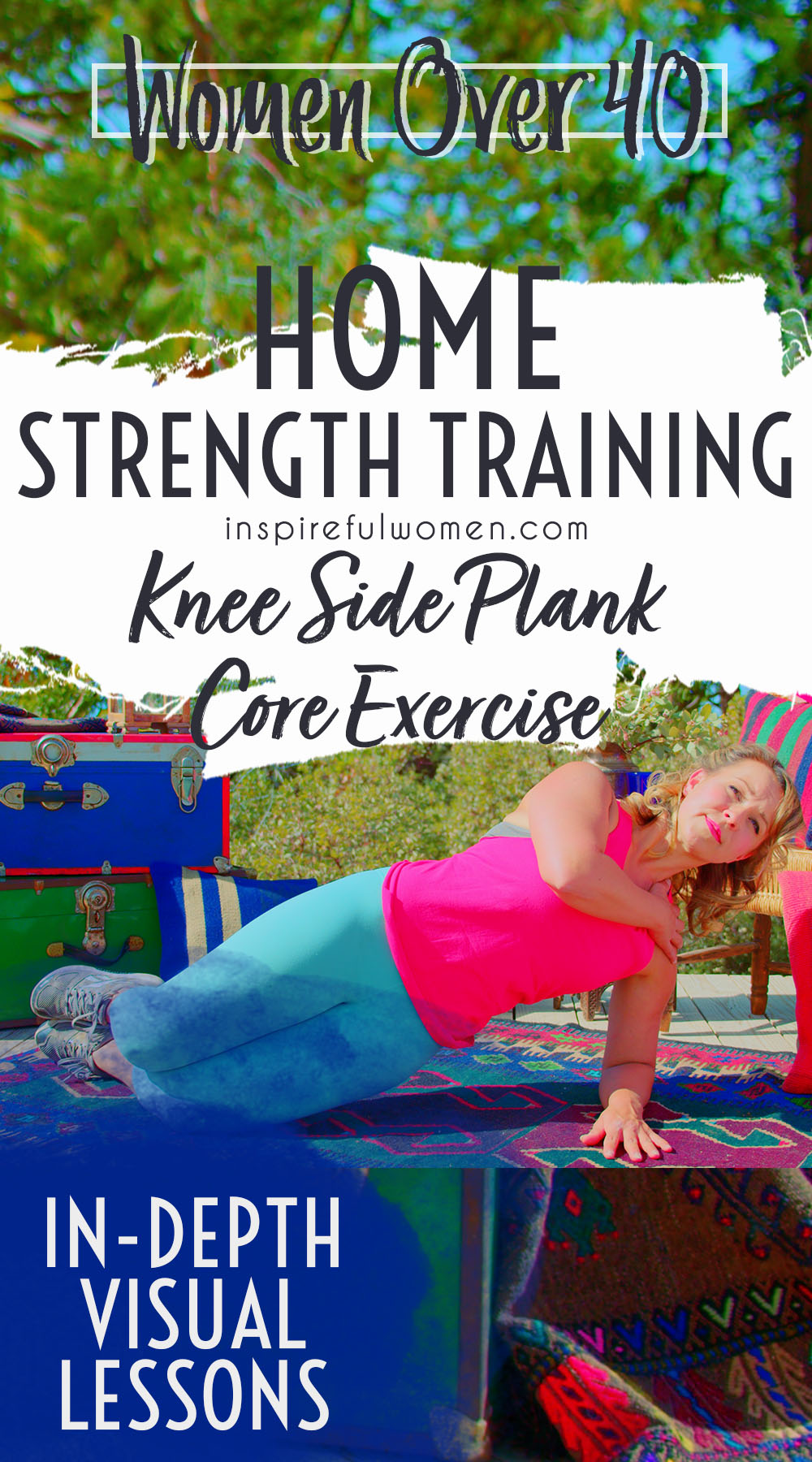 knee-forearm-side-plank-oblique-core-workout-proper-form-women-40-plus