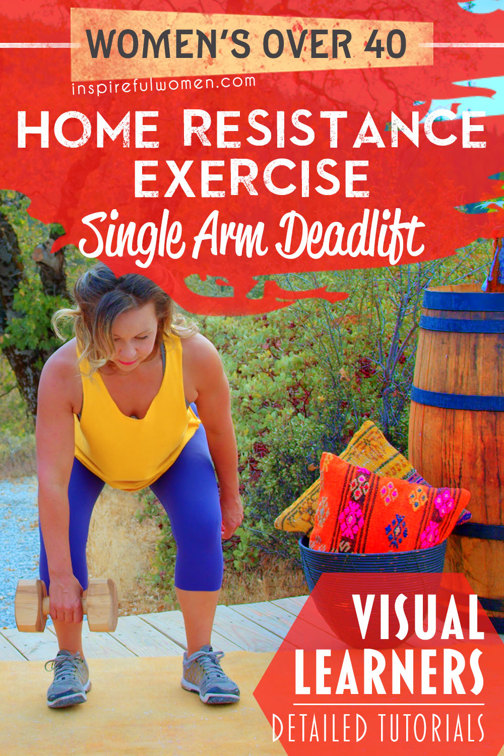 single-arm-deadlift-with-dumbbells-at-home-lower-body-exercise-for-women-over-40