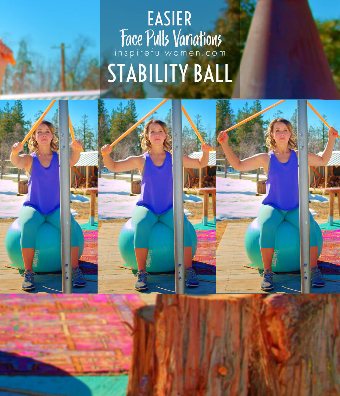 stability-ball-banded-face-pulls-standing-rear-delt-exercise-easier