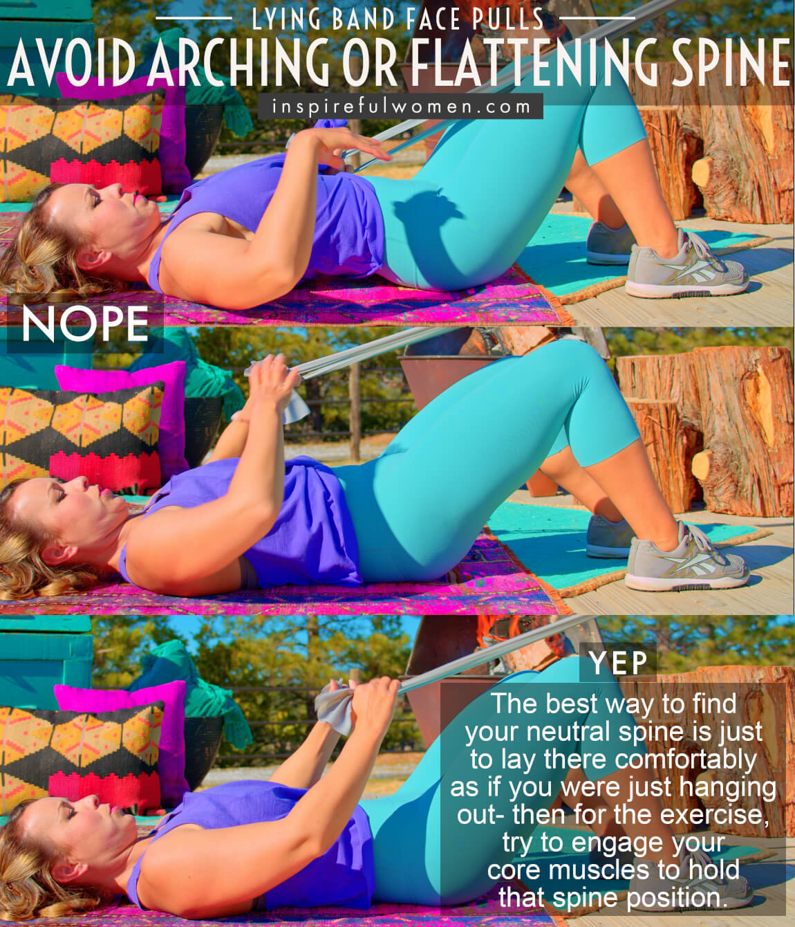 avoid-arching-or-flattening-spine-lying-banded-face-pulls-rear-delt-exercise-proper-form