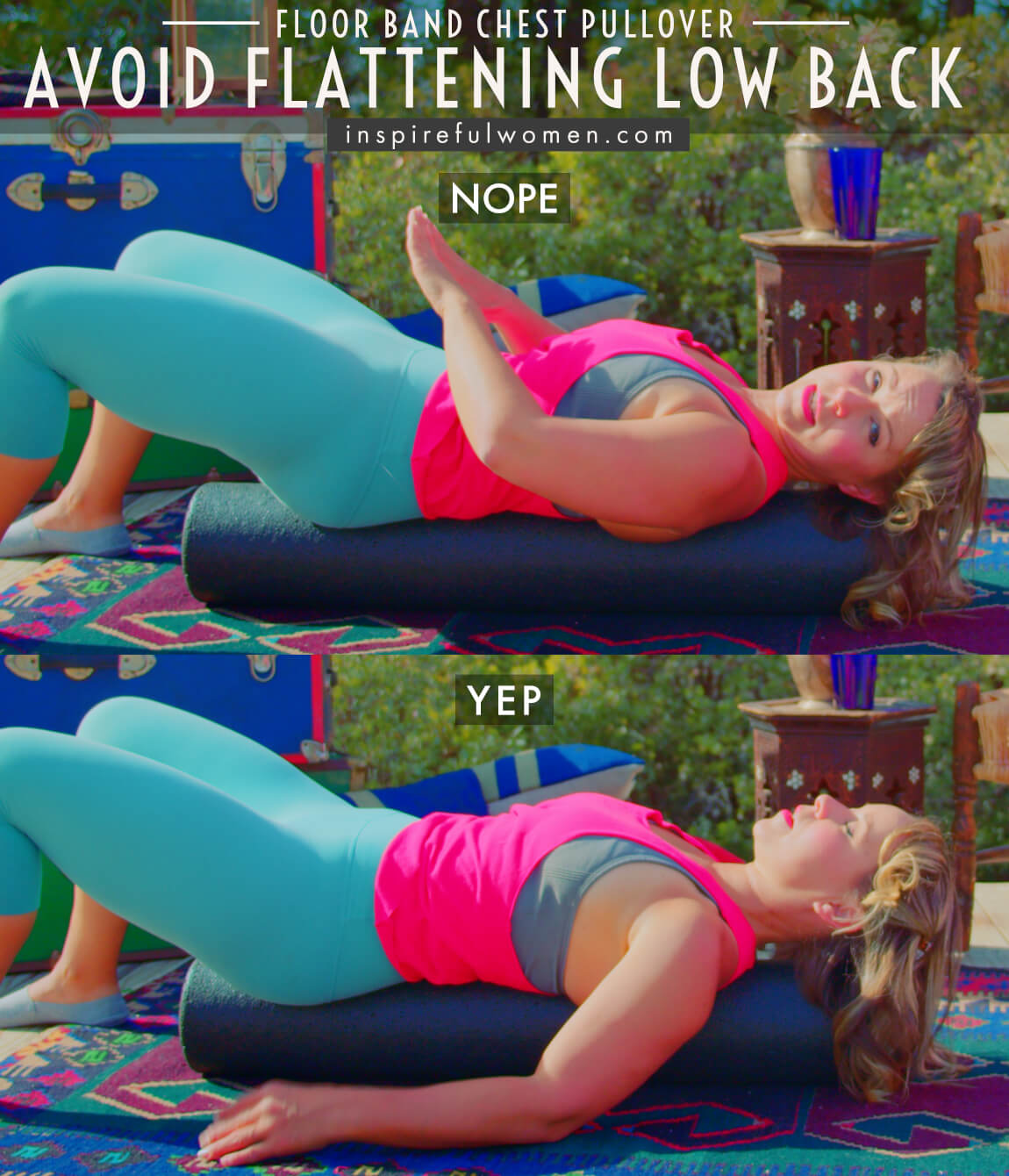 avoid-flattening-low-back-and-tucking-glutes-floor-resistance-band-chest-pullover-common-mistakes