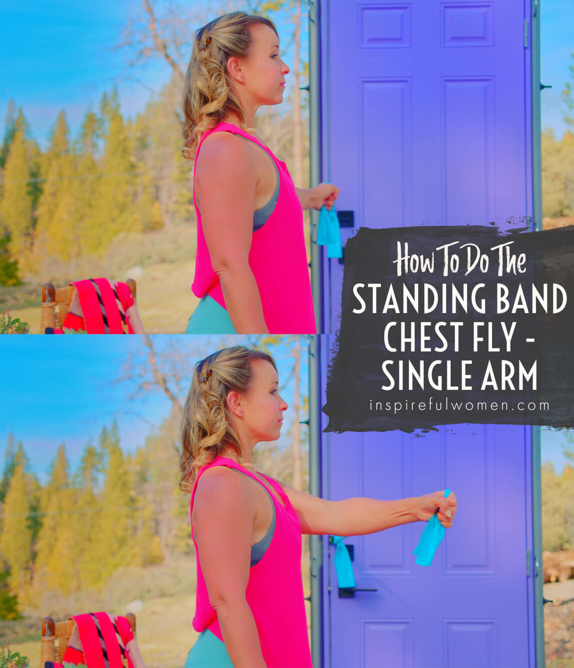 how-to-single-arm-resistance-band-chest-fly-standing-resistance-exercise-proper-form