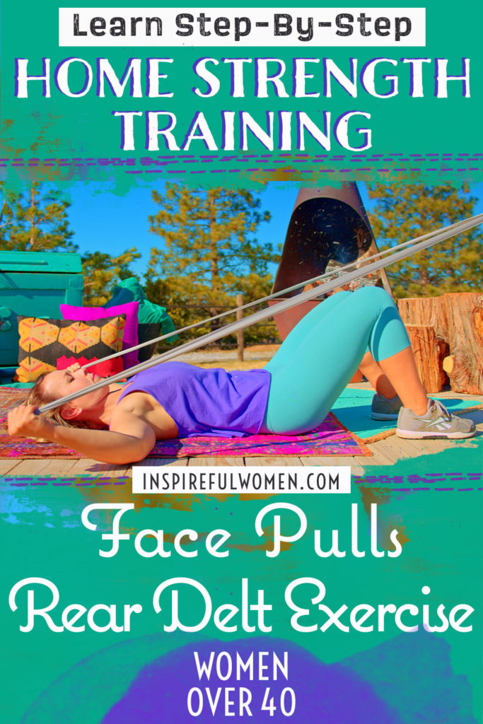 Floor Lying Band Face Pulls - Inspireful Women