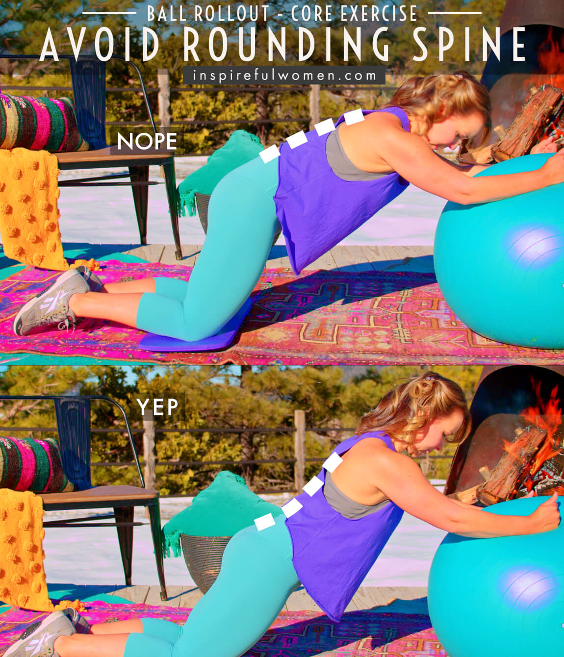 avoid-rounding-spine-stability-ball-rollouts-core-exercise-proper-form