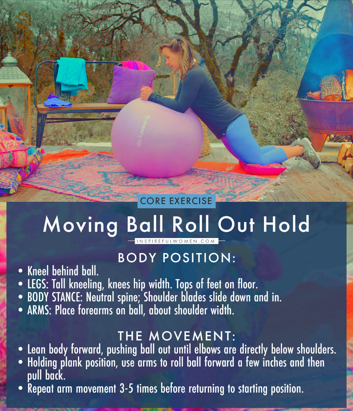 how-to-do-stability-ball-knee-plank-buzz-saw-rollout-hold-easy-core-ab-exercise-proper-form