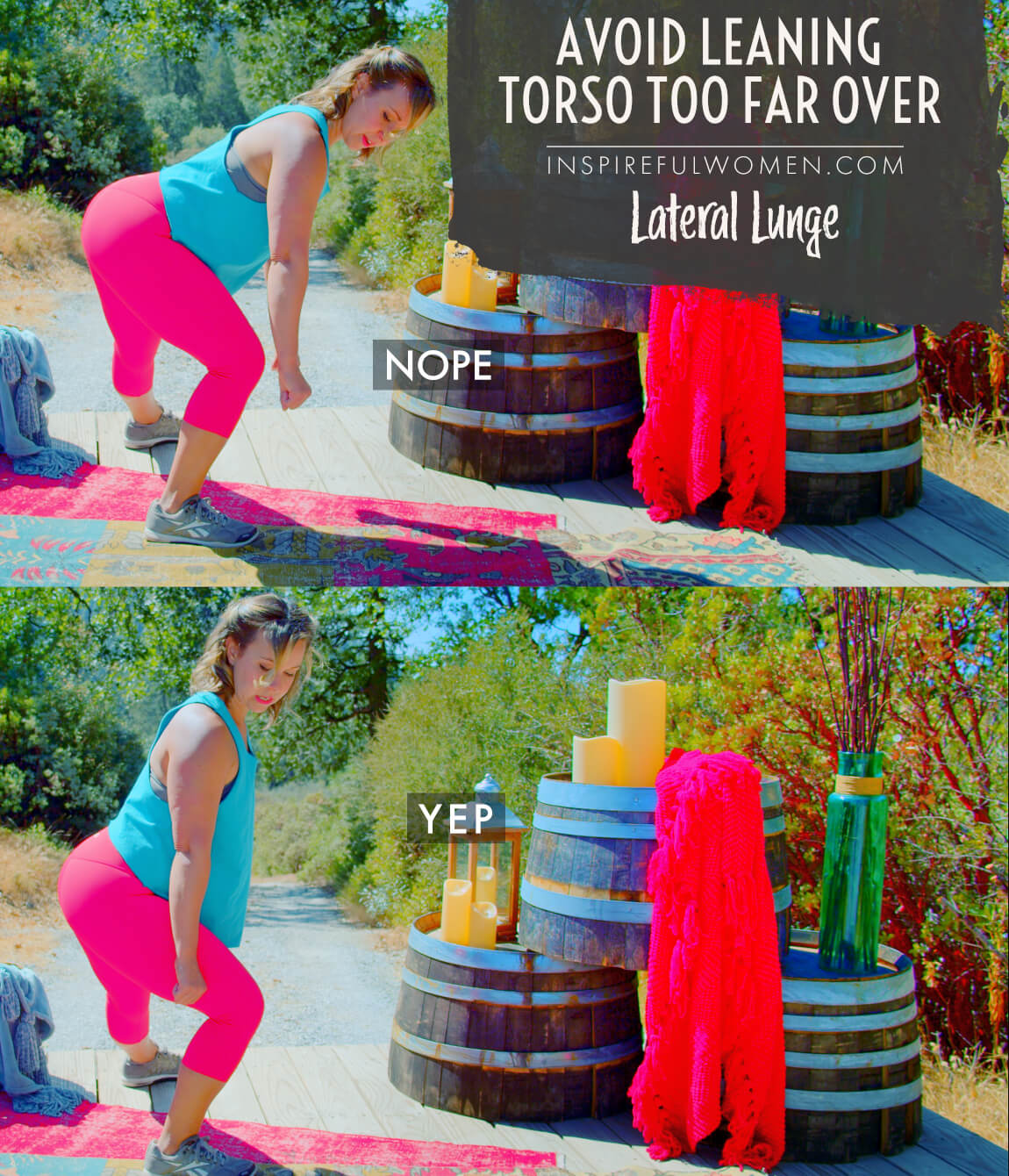 avoid-leaning-torso-too-far-over-side-lateral-lunge-common-mistakes