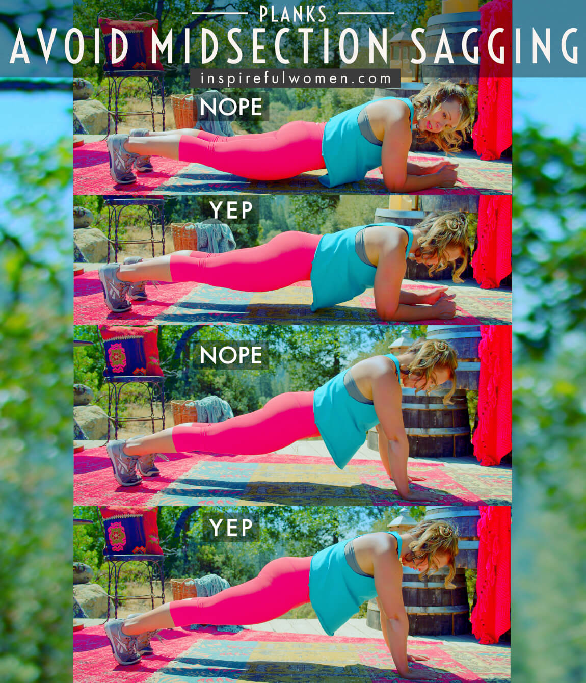 avoid-midsection-sagging-plank-core-exercise-common-mistakes
