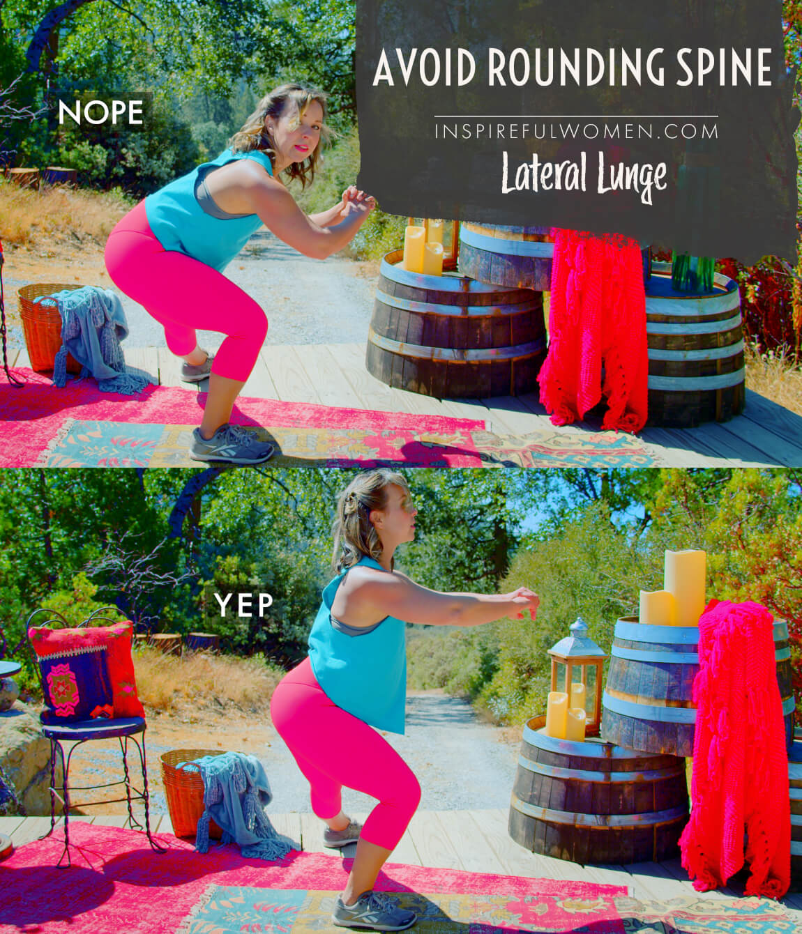 avoid-rounding-spine-side-lateral-lunge-common-mistakes