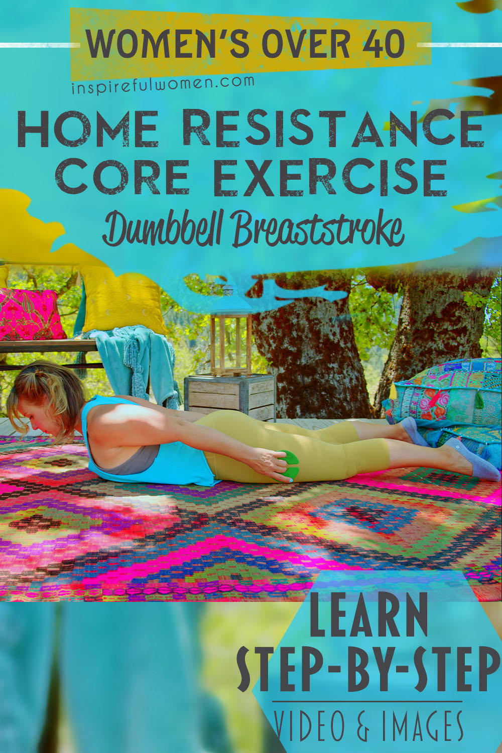 breaststroke-dumbbell-floor-pilates-core-exercise-thoracic-erector-spinae-women-40+