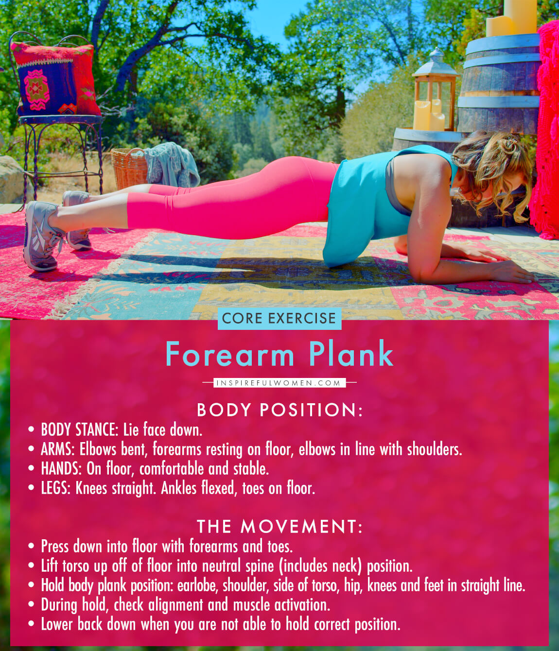 Forearm Plank Inspireful Women
