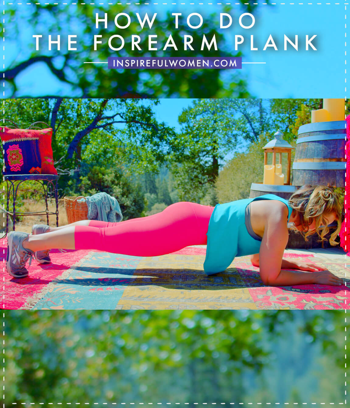 how-to-forearm-plank-beginner-variation-no-weight-ab-core-strength-exercise-proper-form