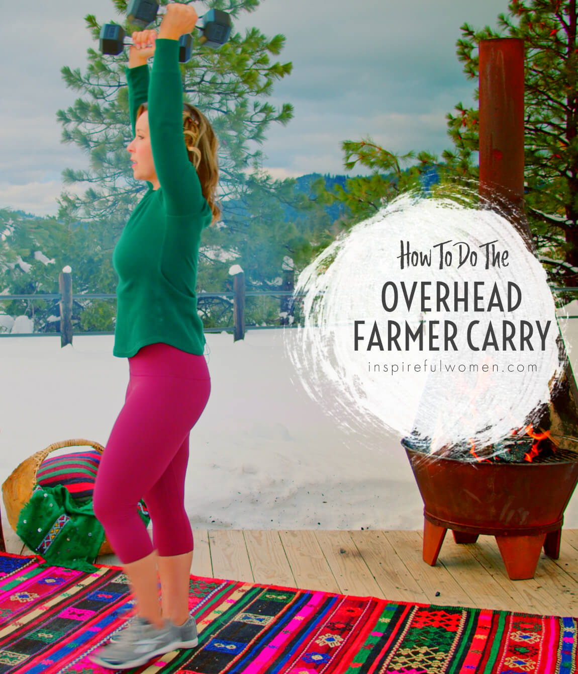 how-to-overhead-farmer-carry-dumbbells-total-body-core-exercise-proper-form-side