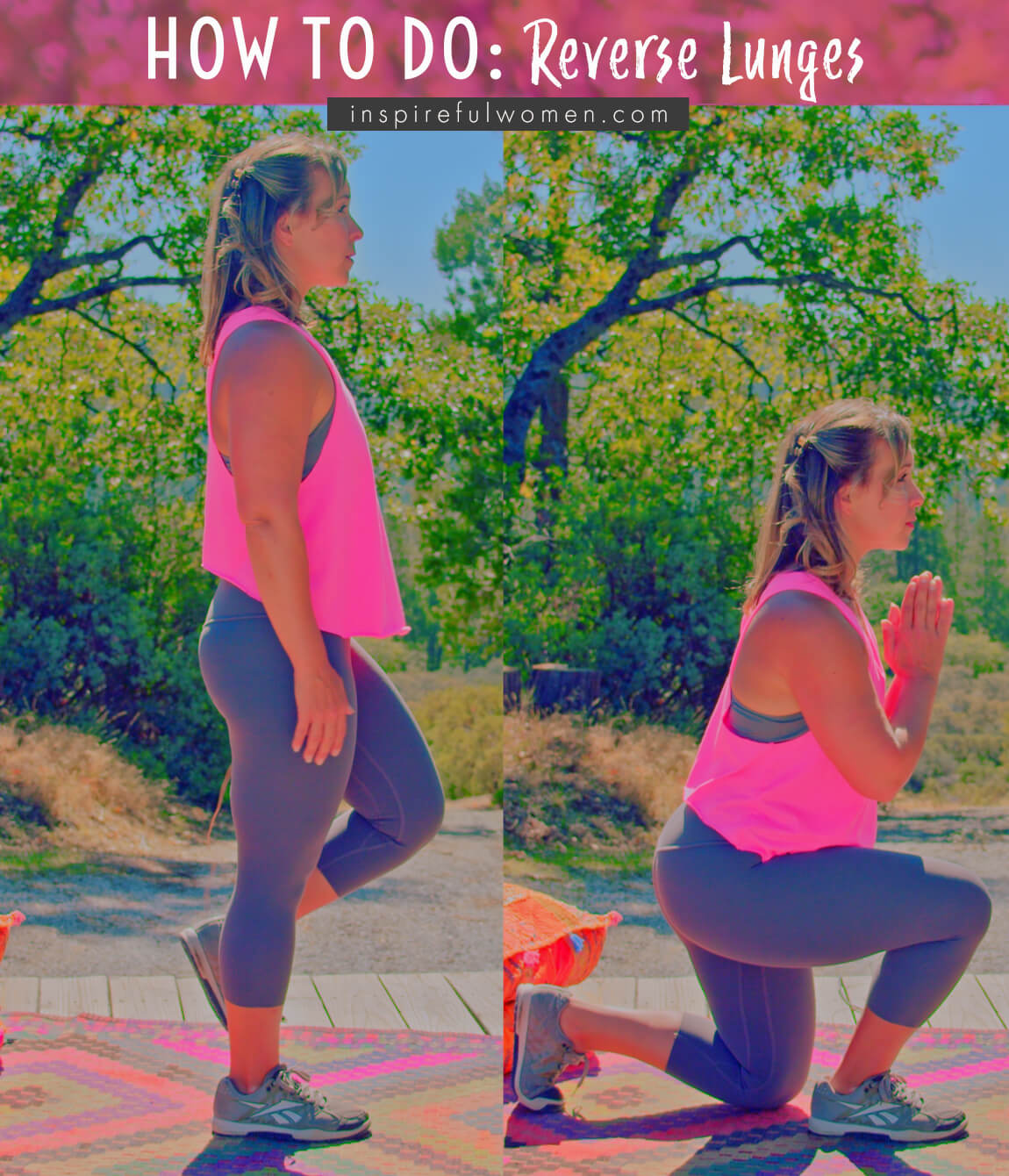 how-to-reverse-lunge-variation-for-bad-knees-glutes-quadriceps-exercise-at-home-proper-form
