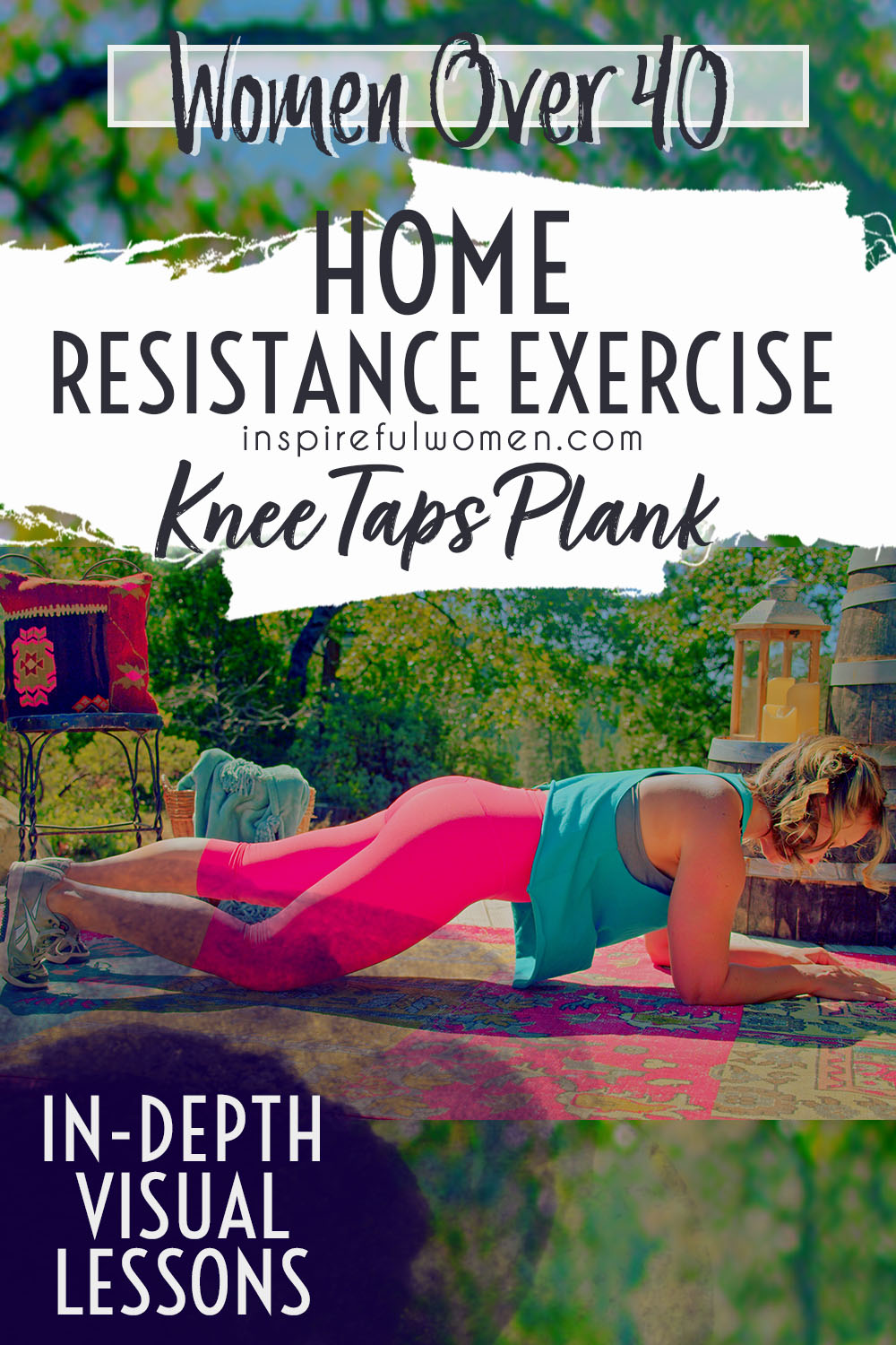 knee-taps-forearm-plank-variation-beginner-bodyweight-core-ab-exercise-at-home-women-40-plus