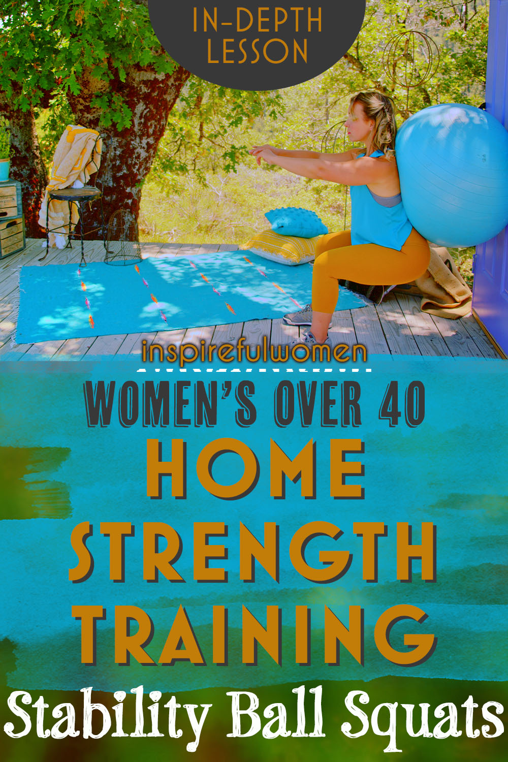 stability-ball-squats-variation-for-bad-knees-lower-body-strength-exercise-women-40+