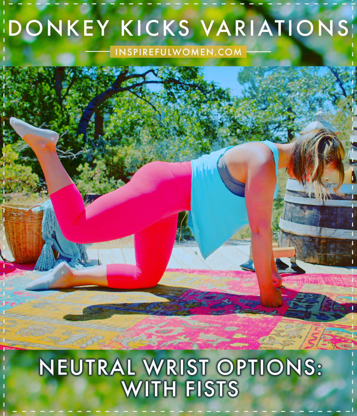 with-fists-neutral-wrist-option-donkey-kicks-glute-exercise-variation