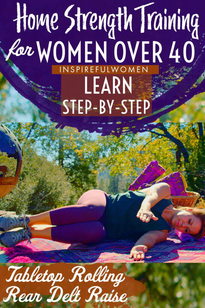 Lying Rolling Rear Delt Raise Table Top Legs Inspireful Women