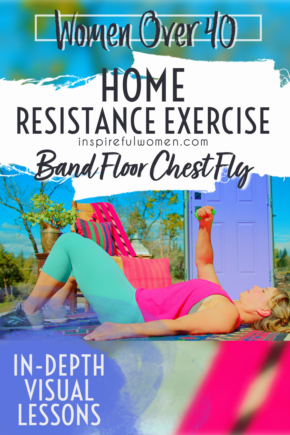 one-arm-banded-floor-chest-fly-pectoralis-major-exercise-women-40-plus