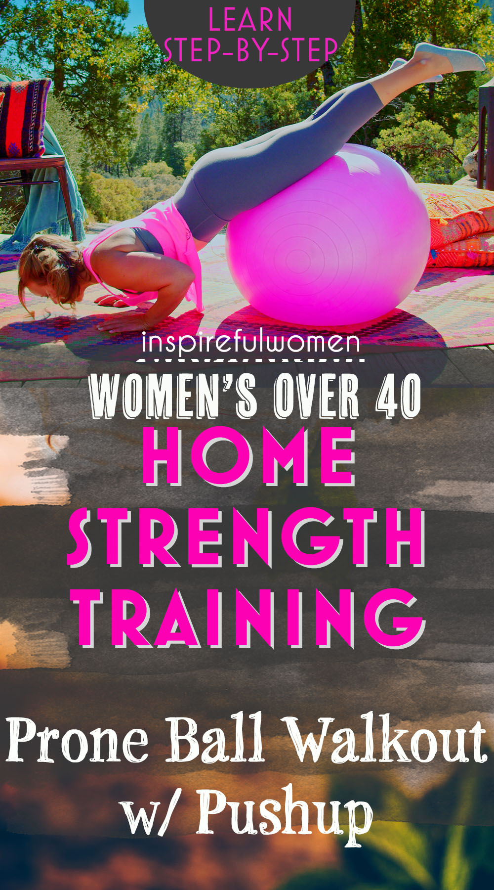 yoga-ball-walkouts-with-pushup-stomach-ab-core-toning-exercise-women-over-40