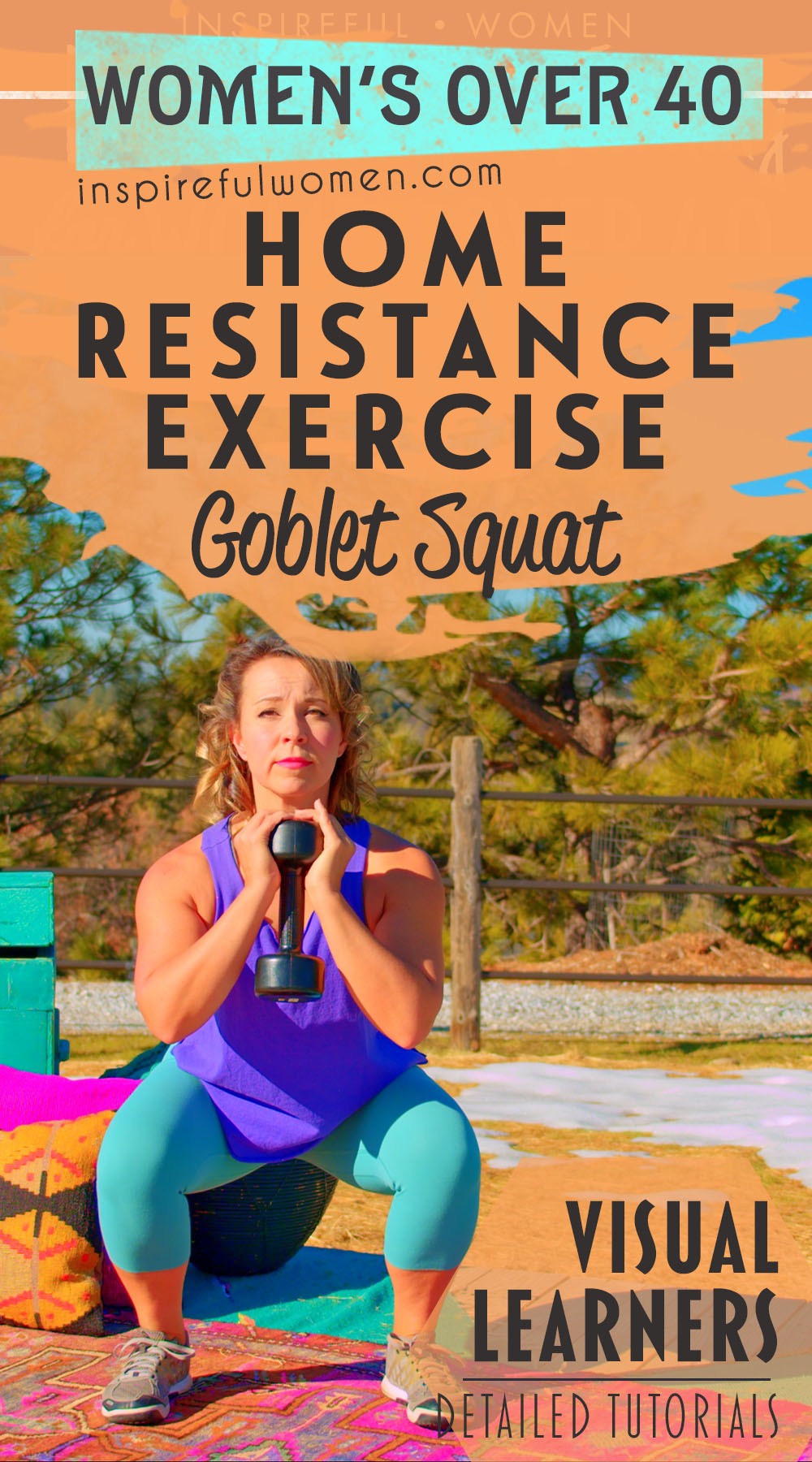 goblet-squats-dumbbells-quads-glutes-exercise-women-40-plus