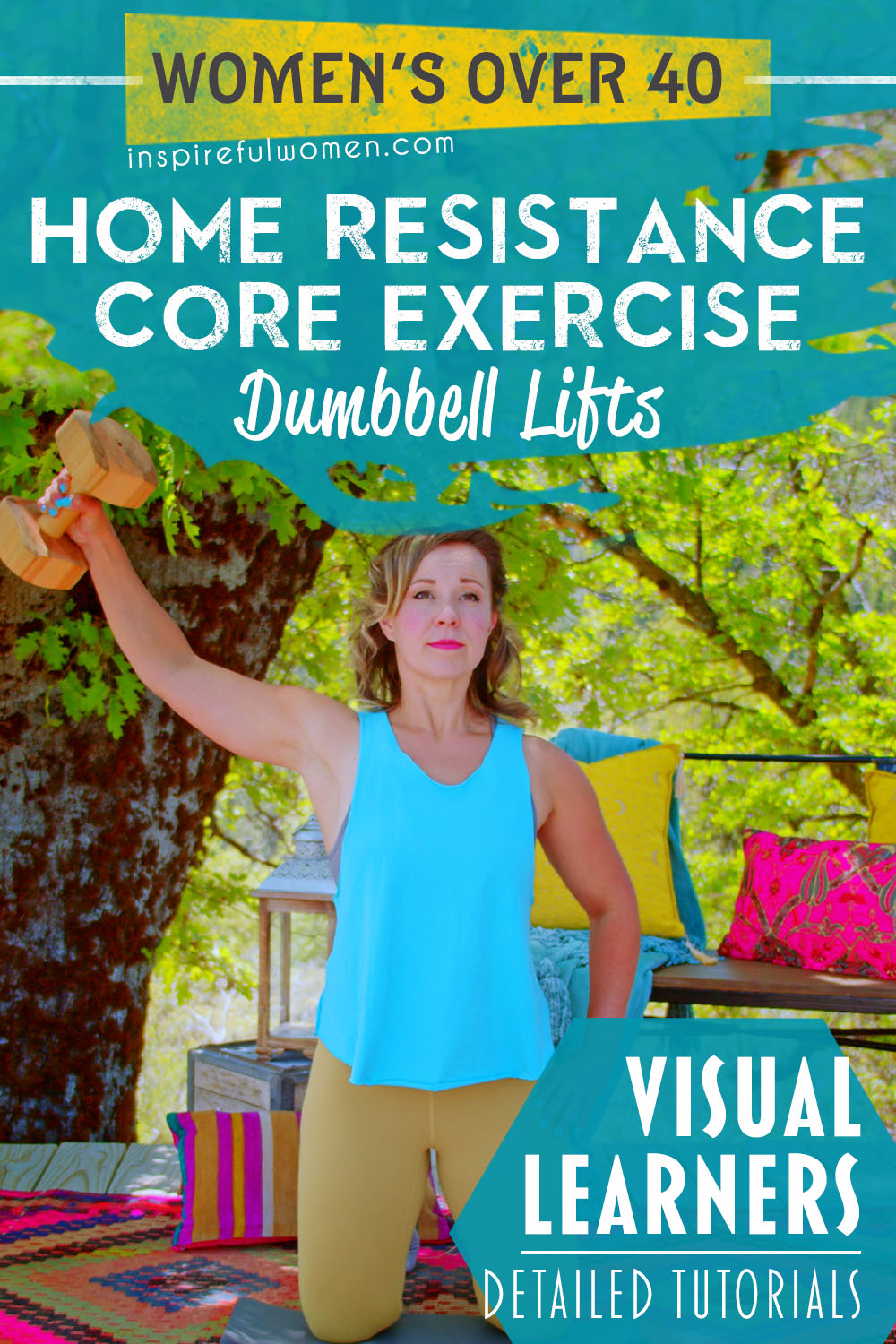 dumbbell-lifts-standing-strengthening-abs-core-exercise-proper-form-women-40-plus