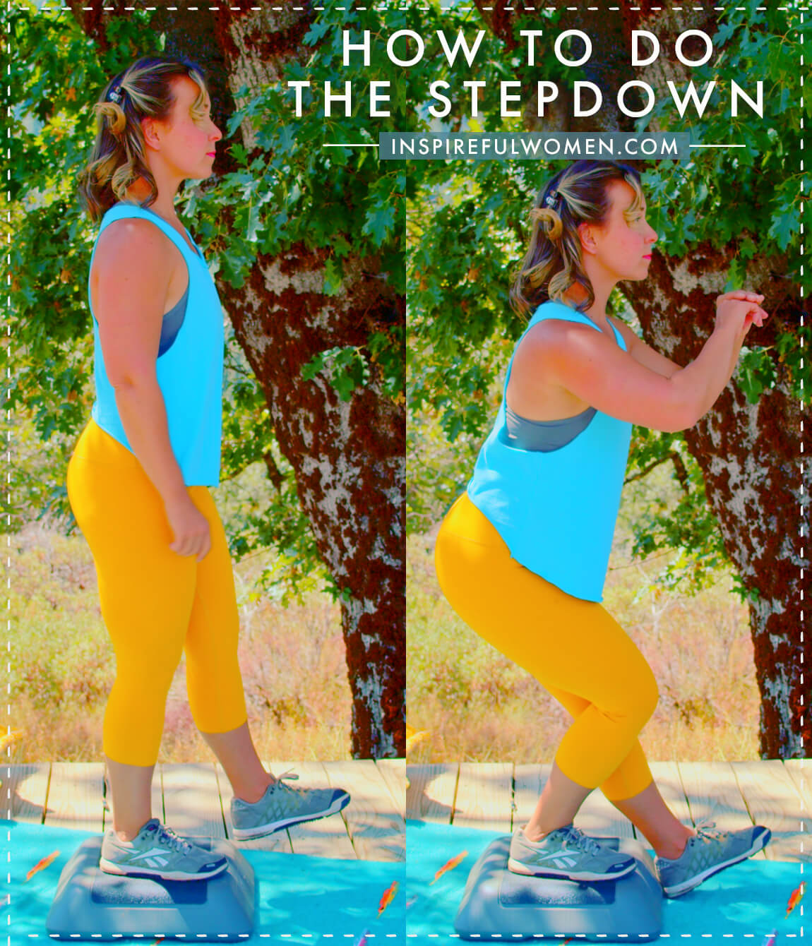 how-to-box-step-downs-at-home-quadricep-glutes-lower-body-slimming-exercise-proper-form