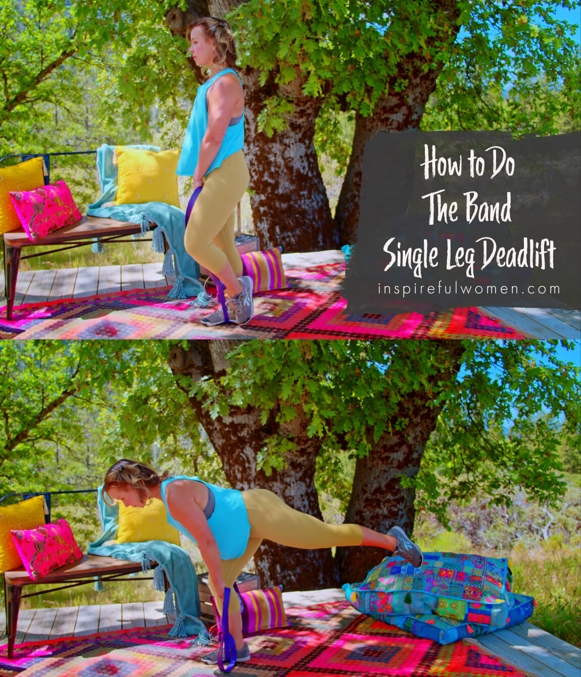 how-to-do-single-leg-deadlift-variation-resistance-band-glute-hamstring-exercise-proper-form