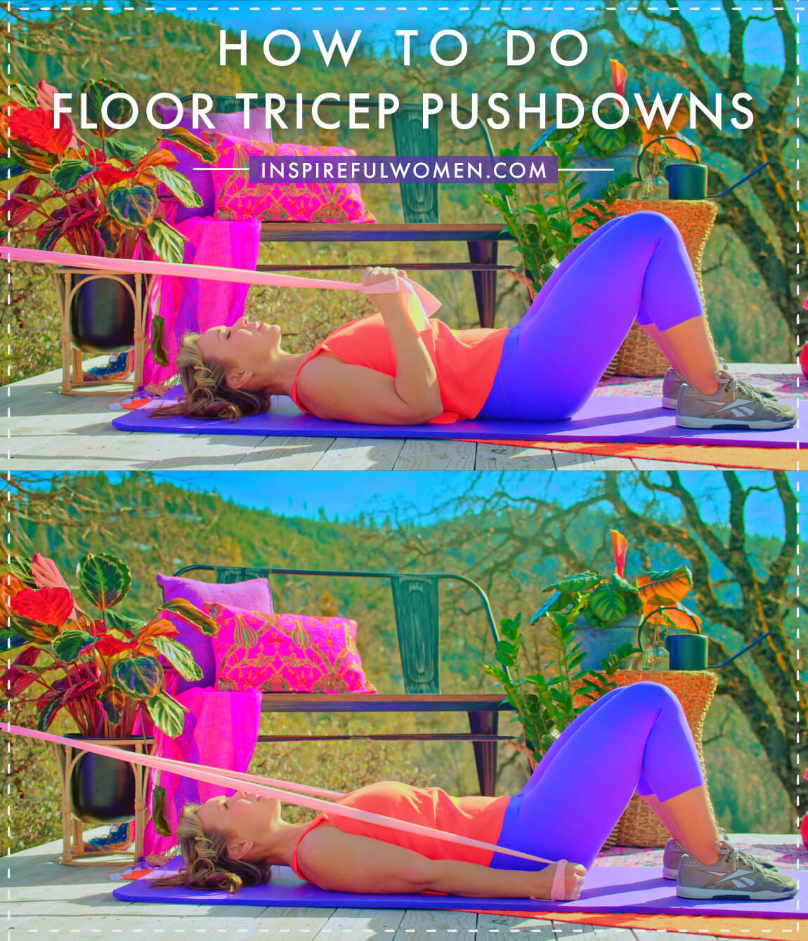 how-to-floor-lying-supine-resistance-band-tricep-push-down-variation-arm-flab-exercise-proper-form